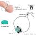 Stainless Steel Aromatherapy Diffuser Bracelet Set | Adjustable Locket with 24 Refill Pads - A-Silver - Buy Online on GoSupps.com