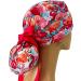 Watercolor Flamingo Scrub Cap | Bouffant Surgical Hat for Men & Women - Turn Up Ponytail Design. Perfect for Doctors, Nurses, and Healthcare Professionals - Buy Online on GoSupps.com