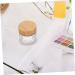 HONMEET Glass Jar Containers with Lids Glass Container with Lid Makeup Container Terrarium Fogger Terrariums Small Jar with Lid Body Butters Wood With Cover Travel Small Container - Buy Online on GoSupps.com