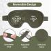 NEWGO Reusable Cooling Eye Mask for Puffy Eyes - Hot Cold Therapy Gel for Migraine, Dark Circles, Dry Eyes - Olive Green - Buy Online on GoSupps.com