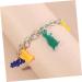 CALLARON 2 Pcs Resin Dinosaur Bracelet Silver Bangles Silver Decorations Charm Bracelet Charm Braclets Rope Bracelet Bracelets Hand Ornaments Accessories European and American Alloy Student 19.2X2.4cmx3pcs As Shownx3pcs - Buy Online on GoSupps.com