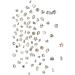 Multi-Shape Nail Rhinestones Decoration Art Accessories Jewelry Diamond 3D Tips Glass Crystal Pendant Ornaments Manicure Nail Art Stickers Decals Flower Supplies Kit Polish Jewels Tools Accessories B - Buy Online on GoSupps.com
