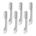 Toothbrush Replacement Heads for Quip Soft Bristles Head for Quip Replacement Heads Compatible with All Adult Electric Toothbrushes for Quip Brush Head Refill 6 Packs White.