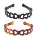 Plastic Tooth Hair Comb Headband - Hard Ribbon Hairband for Women & Men (Style 04) - Buy Online on GoSupps.com