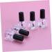 Balacoo Nails Gel Clear Gel Nail Art Gel Bottle Brush Clear Nail Polish Bottles Glass Manicure Empty Bottle - Buy Online on GoSupps.com