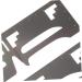 Mikinona 2pcs Eyebrow Ruler Eyebrow Shaping Template Brow Shaping Ruler T Tool Eyebrow Makeup Tools Cosmetics 1 count (Pack of 1) As Shown - Buy Online on GoSupps.com
