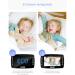 GHB Baby Monitor with Camera - 4.3 Inch LCD 720p Night Vision 350 Rotation Eco Mode - 2 Cameras for Enhanced Baby Monitoring - Buy Online on GoSupps.com