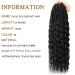 JVILO Goddess Locs Crochet Hair 24 Inch - 126 Strands, 7 Packs | Soft Synthetic Faux Locs with Curly Ends | Deep Wavy Crochet Hair for Black Women in 1B Color - Buy Online on GoSupps.com