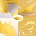 Kids Shower Cap - Adjustable Crown Shampoo Shield for Baby Bathing - Yellow - Buy Online on GoSupps.com