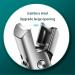 Anti Splash Nail Clippers Nail Clippers with Catcher Wide Jaw Opening Anti Splash Nail Clippers Stainless Steel Nail Cutter with Sharp Curved Cutter and Storage Box - Buy Online on GoSupps.com
