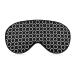 Black and White Polka Dot Sleep Mask for Women Adjustable Sleeping Eye Shades Cover with Elastic Strap