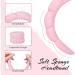 Pink Spa Headband for Women - Sponge Puffy Makeup & Skincare Headband with Wristbands - Terry Towel Cloth Fabric for Face Washing & Shower - Buy Online on GoSupps.com