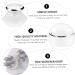 CLISPEED 2pcs Automatic Massage Brush - White Tool for Relaxation & Pain Relief | International Shipping Available - Buy Online on GoSupps.com