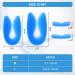 Heel Pillow Doact PU Heel Cups for Plantar Fasciitis Relief | U-Shaped Heel Pads for Men & Women - Comfort for Heel Spur Pain - Buy Online on GoSupps.com
