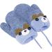 Kids Toddlers Knitted Gloves Mittens with String Boys Girls Magic Stretch Mittens Thick Fleece Lined Baby Infant Winter Warm Mittens Cartoon Cosy Full Finger Gloves Xmas Gift for Aged 0-3 Blue - Buy Online on GoSupps.com