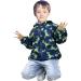 Boys' JinBei Toddler Waterproof Hooded Jacket | Windproof Long Sleeve Coat for Baby & Kids | Dinosaure Design | 1-7 Years - Buy Online on GoSupps.com