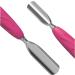 STALEKS PRO by Natury Nails Cuticle Pusher with Rubber Silicone Handle Stainless Steel UNIQ 10/1 - Buy Online on GoSupps.com