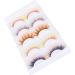 5 Pairs Colorful Eyelashes Set 6D Gradient Long Curled False Eye Lashes Soft Colored DIY Lash Extension Kit for Cosplay Stage Show - Buy Online on GoSupps.com