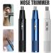Buy Electric Nose Hair Trimmer for Men - Rechargeable & Washable Nose & Ear Hair Clipper in Blue - Buy Online on GoSupps.com