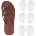Shop Gatuida Gel Insole Massagers - 3 Pairs White Gel Flip-Flop Accessories for Women - Comfortable & Supportive - Buy Online on GoSupps.com