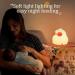 URAQT Cooku Chick Night Light - Portable 7 Colour Changing Baby Night Light with Remote, Timer & Dimmable Silicone Lamp for Kids - Perfect for Baby, Children & Teenager Room Decor - Buy Online on GoSupps.com