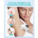 ASAHINA Body Hair Trimmer for Women Vacuum Clippers with Hair Suction Electric Bikini Trimmer with Body Clippers IPX7 Waterproof USB Recharge Cut Leg Chest Arms Armpit Hair Gifts for Her Light White - Buy Online on GoSupps.com