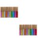 Angoily 20 Pcs Eyeliner Pencil Liquid Eyeshadow Glitter Eyeliner Liquid Eyeliner Set