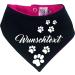 Both-Sided Multicolor Dog Turning Cloth - Pink/Navy (36-44 cm Neck Circumference) | Custom Text Available - Buy Online on GoSupps.com