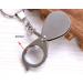 Portable Magnifying Glass 30mm All-Metal Silver Folding Mini-Key Pocket Pocket Magnifier - Buy Online on GoSupps.com