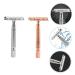 FRCOLOR Prickly Heat Old Razor Man Blade Set - 6 Pcs Double-Sided Zinc Alloy Portable Shaver for Smooth Shaving - Buy Online on GoSupps.com