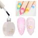 supwee 15ml 3D Nail Gel Clear Water Drop Gel Nail Polish for Nail Art Sculpture Gel Multifunctional Rhinestones Glue for Painting DIY Nail Design Manicure T013