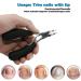 Precision Toenail Clippers Nail Clippers Trimmer for Thick or Ingrown Toenails Fingernail Clipper Surgical Grade Stainless Steel for Ingrown & Thick Nail (Black) - Buy Online on GoSupps.com