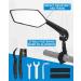 Universal Bicycle Mirrors HD - 2 Pack 360 Rotatable Rear View Mirrors for E-Bikes & Scooters - Left & Right Compatible - Buy Online on GoSupps.com