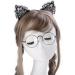 ZHOUBA Women Cute Cat Ear Fashion Lace Hairband Headband Hair Accessories Gift (Black) - Buy Online on GoSupps.com