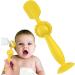 Fanelod Diaper Cream Spatula | Soft Silicone Brush & Applicator for Babies | Travel Utensils in Yellow - Buy Online on GoSupps.com