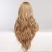 XCZEMU Long Wavy Blonde Synthetic Wig for Women - 26 Inch Heat Resistant Cosplay Wig - Buy Online on GoSupps.com