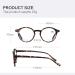 Zenottic Blue Light Blocking Glasses - Retro Round Frame for Men & Women - Anti-Dizzy Multiple Diopters Available - Buy Online on GoSupps.com