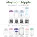 Maymom Silicone Nipple Slow Flow 4pc - Compatible with Spectra/Motif Luna/Widemouth Bottles - Buy Online on GoSupps.com