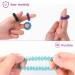 20-Piece Eouiav Akupressurring Set - Finger Massage & Relaxation for All Ages | Ideal for Anxiety Relief & Stress Management - Buy Online on GoSupps.com
