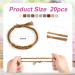 20pcs Boho Hair Tie Bracelets - Dual-use Elastic Bands for Thick Hair | Decorative Accessories for Women and Girls - Buy Online on GoSupps.com