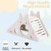 Molain Wooden Hamster House with Ladder & Slide | DIY Small Animal Activity Toys & Accessories - Buy Online on GoSupps.com