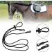 3m Adjustable Elastic Horse Reins Neck Stretcher Training Rope - Comfortable Aid in Black - Buy Online on GoSupps.com