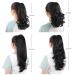 24 HSPJHTM Black Synthetic Ponytail Extension - Voluminous Curled Wavy Hair Piece for Women - Buy Online on GoSupps.com
