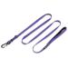 Hyhug Pets Upgraded Adjustable Between 4 Feet and 6 Feet Lead with Sturdy Nylon and Super Soft Neoprene lined Handle for Small Medium Large Giant Dogs. (Small Ultra Violet) Small Ultra Violet