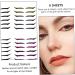 FOMIYES 6pcs Eyeliner Eye Line Sticker Eye Makeup Stickers Beauty Supply Applique Double Eyelid 1 count (Pack of 1) Assorted Color - Buy Online on GoSupps.com