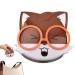Buy Wobblo Travel Case for Contact Lenses - Cute Animal Motifs | Portable Organizer for Lenses - Ideal Storage Container in Mild Coffee - Buy Online on GoSupps.com