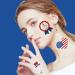 4th of July Temporary Tattoo Stickers - USA Flags & Stars Body Art for Men & Women - Buy Online on GoSupps.com