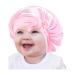 Kids Satin Bonnets 3-Piece Set - Soft Silk Double Layer Night Sleeping Caps for Babies, Toddlers, and Teens (Multicolor A) - Buy Online on GoSupps.com