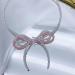 Silay Lian Xue Elegant Pink Loop & Star Necklace | Handmade Celbrebest Chain Jewelry for Women & Girls - Stylish Accessory - Buy Online on GoSupps.com
