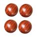 Fomiyes 4 piece solid wood massage ball foot massage practice baod hand roller handballs handbar massage ball muscle-stretch ball fitness ball pear gymnasium accessories massage globe